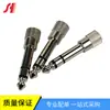 Metal 6.35 Macho para 3.5 Fêmea Áudio Áudio Guitarra Microfone Plug Piano Elétrico Digital Fones de Ouvido