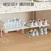 Zapatero bajo cama, estante para zapatos, estante de capas, estante divisor de zapatero, solución de almacenamiento de zapatos, soporte de zapatos de doble capa bajo la cama para dormitorio