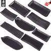 Plato rectangular negro de melamina vajilla japonesa para hot pot plástico esmerilado imitación porcelana plato para platos fríos plato para sushi plato para barbacoa plato plano