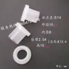 M8 Partícula de Aislamiento Buje de Escalón Plástico Junta Arandela Tubo Funda Junta de Transistor Funda de Tornillo Partícula de Aislamiento