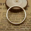 Accesorios para joyería de aleación anillo de 29 mm anillo hechos a mano DIY accesorios de cuerda de cuero 11714