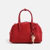 Bolsas de Nicho Otoño/Invierno 2025 para Mujer, Bolsos Cuadrados Pequeños Vintage de Alta Gama, Bolsos de Hombro Cruzados Tipo Bowling
