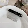 Grampo de Cabelo de Bolinhas Estilo Coreano para Mulheres, Novo Presilha Lateral para Mechas e Cabelos Soltos, Acessório de Cabelo Antiderrapante para a Parte de Trás da Cabeça