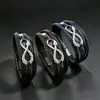 Pulseiras Tecidas Masculinas e Femininas Europeias e Americanas, Personalizadas, Versáteis, Casuais, Pulseiras de Couro de Alta Qualidade, Fornecedor de E-commerce de Comércio Exterior Transfronteiriço