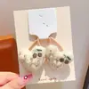 Lazo para el pelo de tela con forma de corazón y flor para niños, Cuerda para el pelo de bebé, Banda elástica de alta elasticidad, Lazo para moño, Accesorio para el pelo de niñas