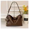 Bolsa tote grande casual simples transfronteiriça para mulheres, nova bolsa de ombro e transversal retrô da moda, bolsa de nicho
