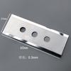 Acero de tungsteno cuchilla de tres agujeros cinta de papel de aluminio alemán Lutz LUTZ película cuchillo de corte de carburo