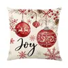 2026 Nova Capa de Almofada de Natal Retrô Americana Estampa de Árvore de Natal Capa de Travesseiro Decoração Suave para Sofá de Casa Mesa de Cabeceira