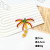 Parche de Tela de Árbol de Coco Hecho a Mano con Cuentas Transfronterizo Parche para Agujeros Accesorios para Toallas Juego de Mezclilla Bolsas Decorativas Venta al por Mayor