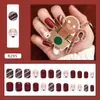 Uñas Postizas Virales de Moda 24 Piezas Estilo Francés Nuevas Uñas Postizas Degradadas