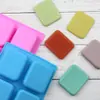 Más de 6 moldes rectangulares para jabón hecho a mano, molde de silicona para pastel, molde para hornear DIY con esquinas redondeadas, fácil de desmoldar