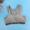 Conjunto de Ropa Interior de Desarrollo para Niñas con Letras de Moda para Escuela Secundaria y Primaria Chaleco Pequeño con Almohadilla de Esponja Ropa Interior