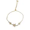 Pulsera de Estrella de Zirconia con Diseño de Moda Lujo Ligero para Mujer, Elegante y Sencilla, Versátil para el Trabajo Diario, Joyería de Alta Gama Super Brillante al por Mayor