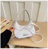 Bolsa feminina de design único e nicho 2026 nova moda bolsa transversal versátil bolsa de mão requintada bolsa tote pequena bolsa de bolinho