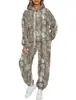 Traje Casual para Pareja con Estampado Digital 3D Europeo y Americano Transfronterizo Otoño e Invierno 2024