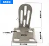 Bisagra de Puerta Giratoria con Pivote Superior e Inferior de Acero Inoxidable y Aluminio de Alta Resistencia para Puerta de Arte, Puerta de Villa, Puerta de Hierro con Soporte de Eje