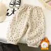 Pantalones de Invierno para Niños Niñas Pantalones Forrados de Polar Pantalones para Niños Pantalones Calientes Nuevos Ropa para Niños Ropa Exterior Engrosada