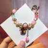 Nova pulseira de esmalte colorido infantil de desenho animado atacado caixa de presente pulseira fofa doce joias Yiwu