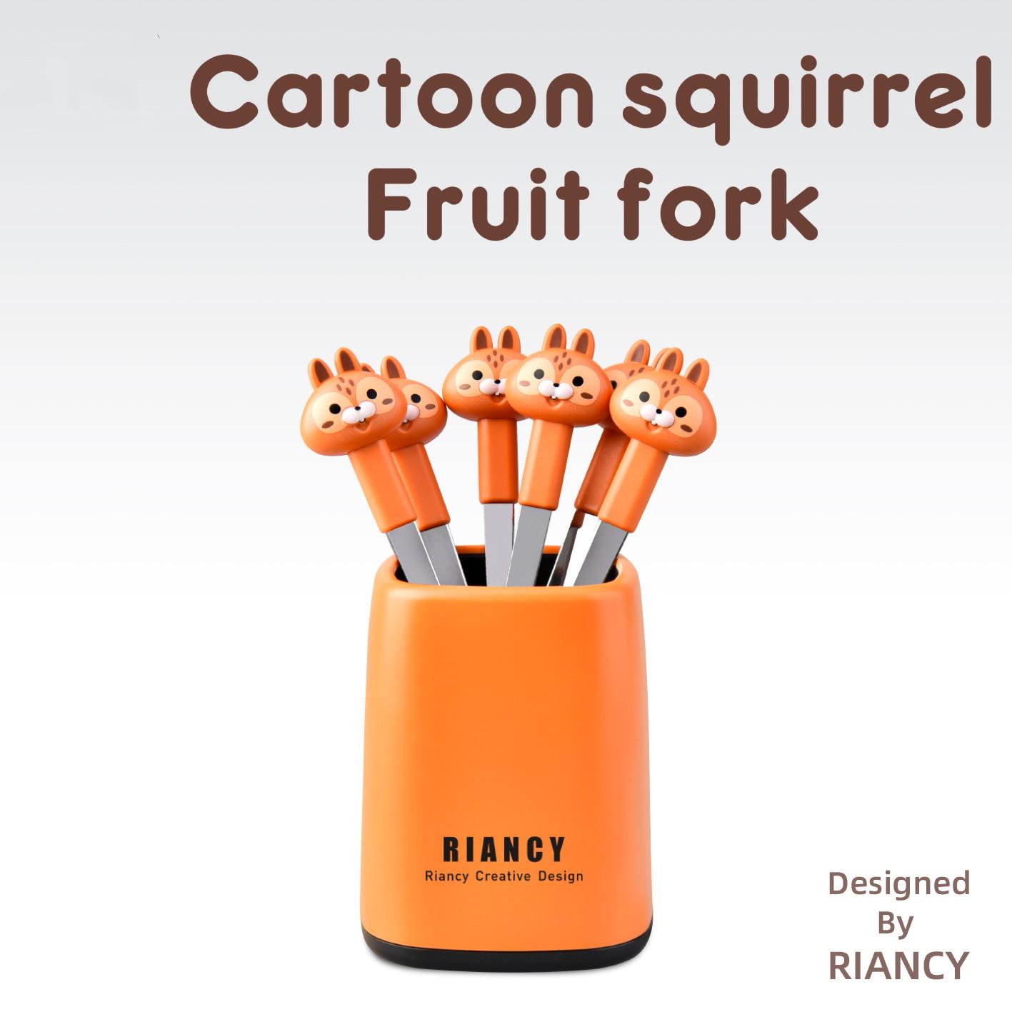 RB705松鼠水果叉主图06