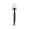 Fita de silicone de cabeça dupla colher máscara escova cabelo macio escova de maquiagem argila filme aplicador de filme Universal Foundation Brush Beleza dupla finalidade