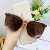 Estilo coreano grande armação óculos de sol moda feminina moda g cara grande slim m internet celebrante mesmo estilo óculos de sol óculos de condução óculos de sol