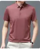 Camisa Polo de Manga Corta con Cuello para Hombre, Camiseta Casual de Negocios de Manga Media para Jóvenes y de Mediana Edad, Camiseta Casual Sin Costuras para Hombre