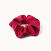 Elástico de cabelo estilo celebridade, scrunchie de cetim cristal liso, acessório de cabelo elástico europeu e americano transfronteiriço