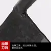 Cuchillo Tradicional Grueso de Acero al Manganeso Forjado a Mano para Cortar Hierba, Cortador de Hierba Manual, Cuchillo Portátil para Cortar Tallos de Maíz