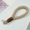 Nuevo Cordón Corto Creativo Colorido de Felpa para Teléfono Móvil, Moda de Muñeca con Hebilla Sencilla, Llavero, Cuerda Anti-Caída, Venta al por Mayor, Personalidad
