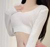 Uniforme de lencería sexy Doura minifalda seductora de estudiante suéter de escote bajo