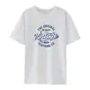 Camiseta Masculina de Manga Curta Algodão Puro de Fibra Longa de Xinjiang Pima Algodão Luxuosa 50 Fios Amônia Líquida Impressão Direta Importada
