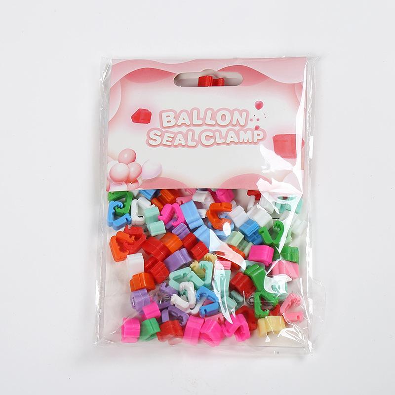 彩色气球夹