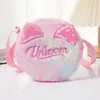 Bolsa de Ombro Infantil Criativa, Orelhas de Gato Fofas, Bolsa Infantil para Guardar Chaves e Moedas, Bolsa Transversal de Pelúcia Tie-Dye Fashion