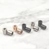Sino de metal para pendurar tampa de relógio buraco grande corda de cintura de calça cabeça para baixo jaqueta de frio touca cabeça do cordão de ajuste sapatos acessórios para a ponta do cadarço