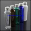 Frasco de Alumínio com Tampa de 60ml Frasco de Viagem para Cosméticos Frasco de Teste Pode Ser Equipado com Rolha Interna Tampa de Plástico PET para Frasco de Loção