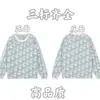 25 Nuevo Suéter de Punto con Cuello Redondo y Logo de Letra de Marca de Moda Otoño/Invierno Unisex Holgado Casual