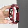 Adecuado para Correa de Reloj Xiaomi Mi Band 10/8/9, Correa Magnética de Silicona de Cintura Delgada con Bloques de Color, Pulsera Xiaomi Fashion 7Nfc para Hombres y Mujeres