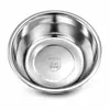 Conjunto de bacia para lavar arroz e vegetais, escorredor, bacia espessa para massa e assar, e tigela para bater ovos, de aço inoxidável, best-seller transfronteiriço