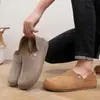 Nueva colección de otoño: Zapatos casuales tipo mocasín para hombre estilo retro Birkenstock, con suela suave, diseño antideslizante, ajuste cómodo y construcción ligera, perfectos para usar en interiores.