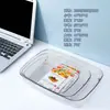 Novo Estilo Nórdico Simples Plástico pet Transparente Phnom Penh Prato de Frutas Armazenamento Doméstico Lanche Sementes de Melão
