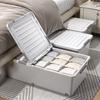Caja de almacenamiento debajo de la cama con ruedas organizador de ropa para el hogar juguete con tapa caja de almacenamiento debajo de la cama caja de almacenamiento para dormitorio