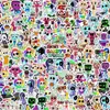 110 Piezas de El Mundo de Dandy Temporada 1. Pegatinas para Mini Diario. Pegatinas Decorativas para Diario de Bricolaje, Teléfono