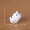 Marco de escalada de gato lindo creativo Figuras de gatito Casa de muñecas Decoraciones DIY Accesorios colgantes Paisaje en miniatura Pequeños adornos de resina