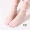Calcetines de cristal transparente de algodón con diseño de vid y flor, calcetines de tubo para mujer, primavera y verano, nuevos, para MasterCard, venta al por mayor