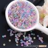 Super 3mm Gelatina Proteína Jade Vidrio Perlas de Arroz Pulsera de Cuentas Hecha a Mano DIY Material para Hacer Joyería en stock