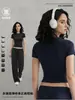 Ropa de Mujer de Moda Primavera/Verano Estilo Europeo y Americano Chica Picante Alta Elasticidad Hombro Normal Corte Ajustado Manga Corta Camiseta Casual para Uso Diario Hecho a Medida para Mujeres