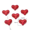 Cuentas Redondas Galvanizadas Acrílicas UV Corazón de Melocotón Cuentas de Lazo Material para Manualidades DIY de Cuentas Collar Joyería Cuentas Sueltas
