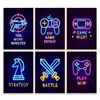 Pintura em Tela Impressa de Poster de Jogo de E-Sports Mais Vendido Transfronteiriço Pintura Decorativa para Lan House de Jogos em Inglês Núcleo de Impressão de Comércio Exterior