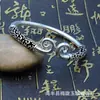 Qi Tian Da Sheng Aguja Divina Ding Hai Aro Plateado Xiangyun Pulsera de Aro Dorado simple para hombre y mujer pulsera de pareja pulsera