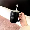 Taza de Enjuague Bucal de Acero Inoxidable 304, Taza para Cepillarse los Dientes a Prueba de Moho, Taza de Café con Asa, Taza Portátil para Bebidas para Parejas